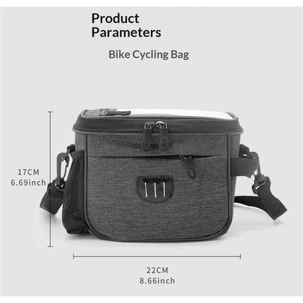 Bike Frame Bag Bicycle Handlebar Bag Bicycle Bag Bike Front Tube Bag Bike  Bag Bike Baskets Bag with Reflective Stripe