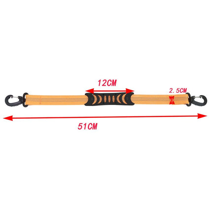 4 pcs Ski and Boot Carrier Straps, 20.07x1 Inch Portable Ski Carrier Straps with Anti-Skid Pad and Double-Ended Buckles, Winter