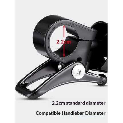 2 pack Aluminum alloy Bike Bell - Classic Bicycle Bell With Loud Sound for Road, Mountain, City, Sports, Cruiser and Bikes