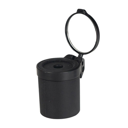 Folding Rear-View Bicycle Mirror for Handlebars, Bike Mirror Handlebar Mount – Mini Lens with Wide View and 360-degree Rotation