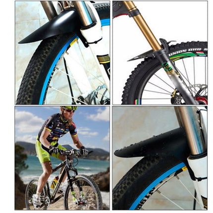 FENDER BLACK WITH STEALTH, Front and Rear Compatible Bicycle Mudguard, Plus Size and Fat Bike Wheel Sizes(26.5*22CM)