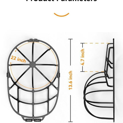 Hat protection frame-Yellow