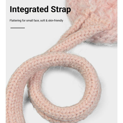 Women Plain Aviator Hat with Earflaps Gray