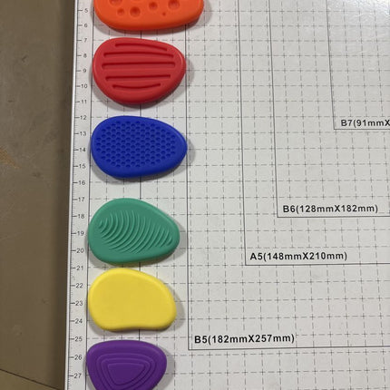 5Packs Silicone Sensory Stones New