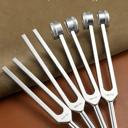 4pcs tuning fork set with pouch & activator
