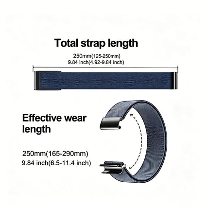 Nylon Sport Watch Strap - Dark Blue