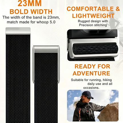 Nylon Sport Watch Strap - Starlight