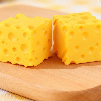7cm Cheese Squishy with Box (Orange)