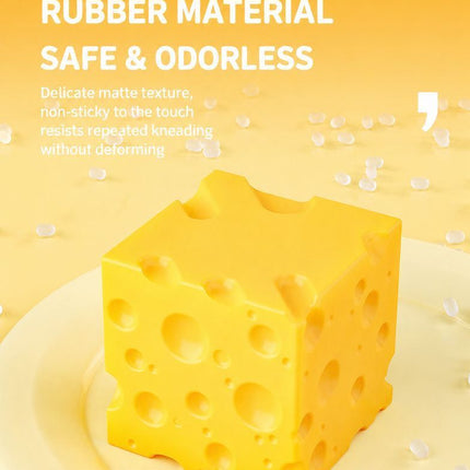 11cm Cheese Squishy with Box (Orange)