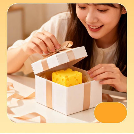 11cm Cheese Squishy with Box (Banana Yellow)