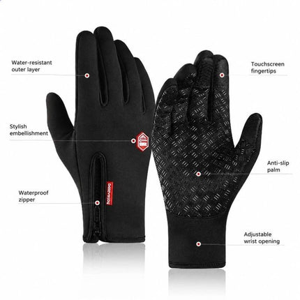Thermal Cycling Gloves - Black L