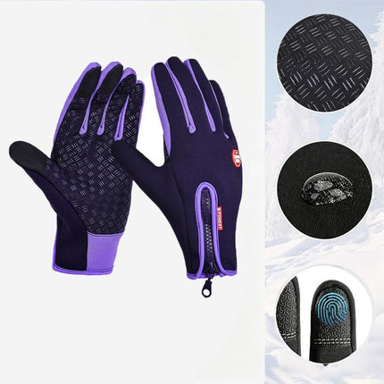 Upgraded Thermal Cycling Gloves - Purple XL