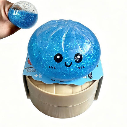 [Gold Powder Pectin] Blue Bun + Steamer