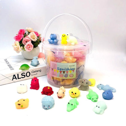 24pcs Mini Squishy Assorted 1 Bucket