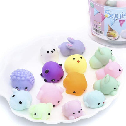 36pcs Mini Squishy Assorted 1 Bucket
