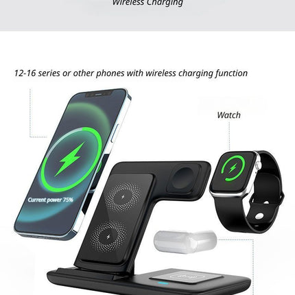 White 3-in-1 Wireless Charger