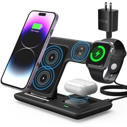 Pink 3-in-1 Wireless Charger