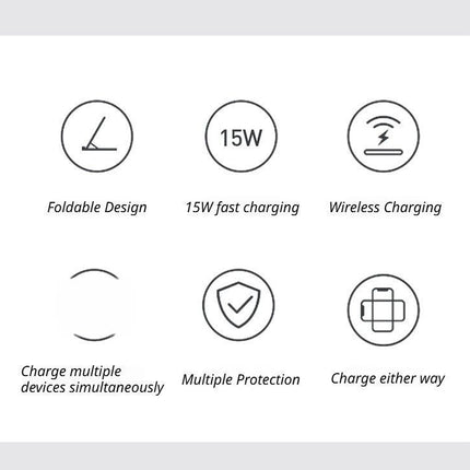 Pink 3-in-1 Wireless Charger