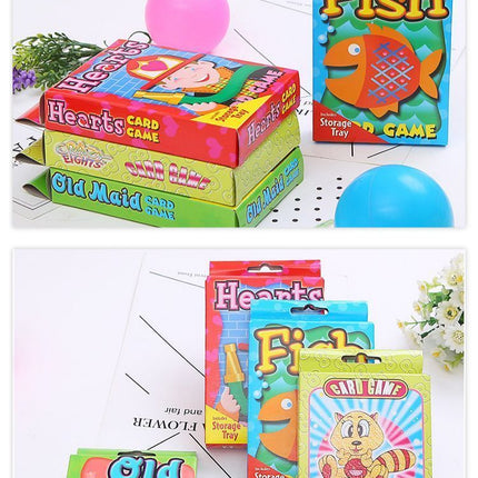 4Pcs Assorted Card Games Set