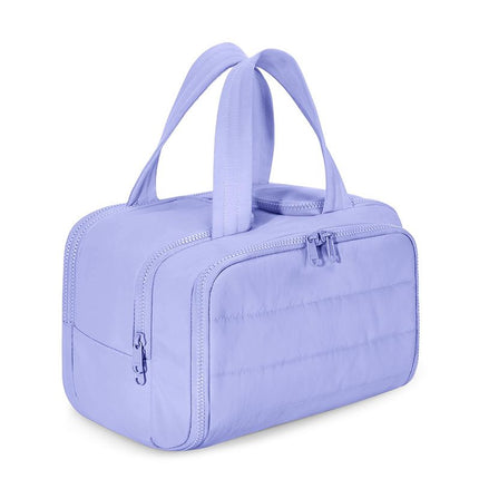 Travel Toiletry & Makeup Bag – Large Capacity Organiser Wash Bag with Compartments(black)