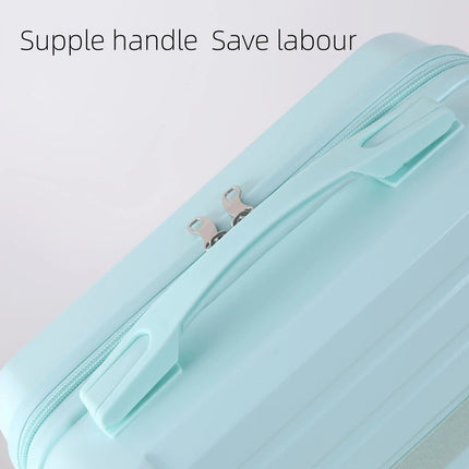 14 Inch Mini Makeup Case, Lightweight Cosmetic Travel Bag with Shoulder Strap & Zipper Closure(pink)