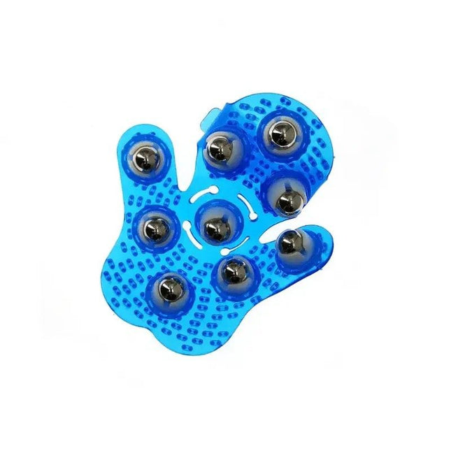 "Palm Nine-Ball Massager" – One Roll Relieves Fatigue, Full Relaxation for Neck, Shoulders, Legs and Feet. Take It Anywhere at Home or Work. A New Essential for Healthy Living.(BLUE)