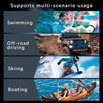 iPhone 16 Pro Max Waterproof Phone Case IP68 Drop Protection Snow Dust Resistant with Lanyard for Swimming Skiing Off Road Adventures(black)