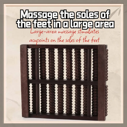 "Better Than Acupressure! The Solid Wood Foot Roller Families Love, Relieves Pain All Day Long"