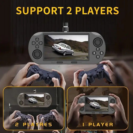 SF3000 64G Portable Handheld Game Console with IPS Screen Retro Video Game Console, Perfect as Adult Gift