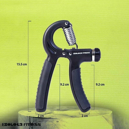 2 Pcs Fitness 560 Kg Grip Strengthener Exerciser Fingers, Forearms and Hands Adjustable Spring