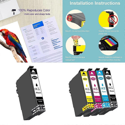 604XL Ink Cartridge for Expression Home XP-2200 XP-2205 Vivid Colors Ink