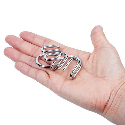 Brain Teaser Metal Puzzle, Pink