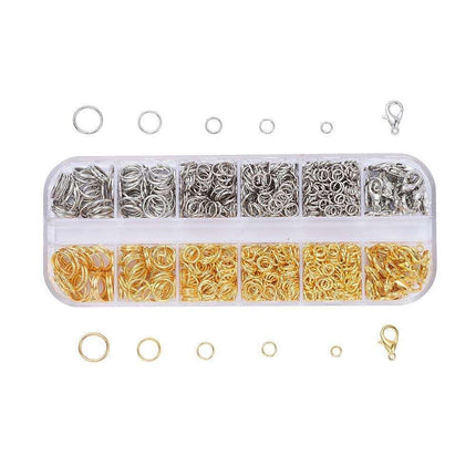Jewelry Making Kit with Pliers, Wire and Rings - DIY Silver Gold Craft Supplies