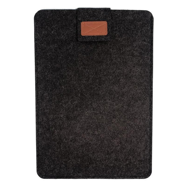 13-inch wool felt sleeve for MacBook Pro and Air, light gray
