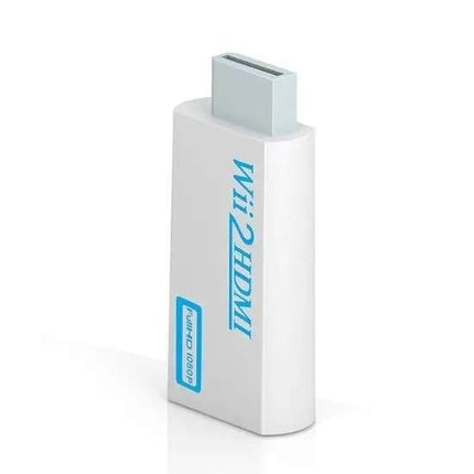 Wii to HDMI Adapter White, Compatible with Nintendo Wii Full HD 1080p