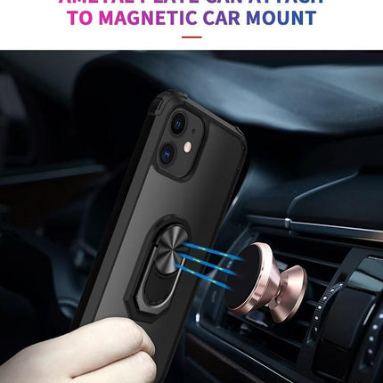 iPhone 12 Silicone Shockproof Cover, Black Transparent, Compatible with iPhone 12 Pro