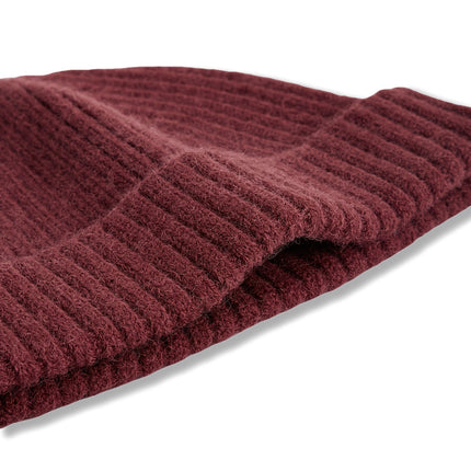 HTTWW 2-Pack Unisex Short Brim Knitted Beanie, Warm Winter Streetwear Hat