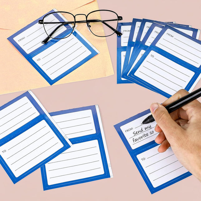 Mailing Labels for Packages, 120 Pcs Return Address Stickers Blank Self Adhesive to from Stickers Mail Shipping Label Postage Address Handwriting Tags for Package, Gift, Mailing Box, Envelopes