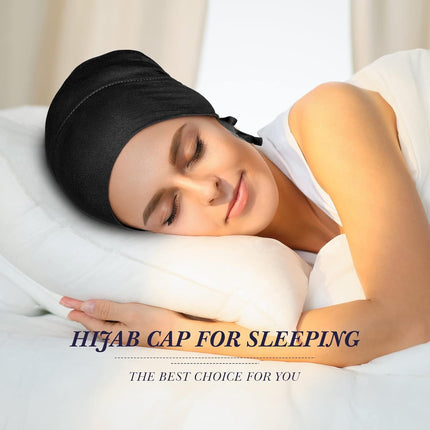 4 Pieces Women Under Scarf Hat Hijab Cap Islamic Muslim Under Scarf Turban Beanie Cap