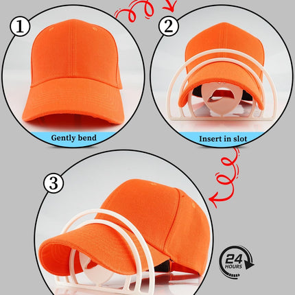 Coopahce Hat Washer for Washing Machine, Hats Cleaner for Baseball Caps, Hat Washing Cage Cap Washer, Dishwasher Hat Holder