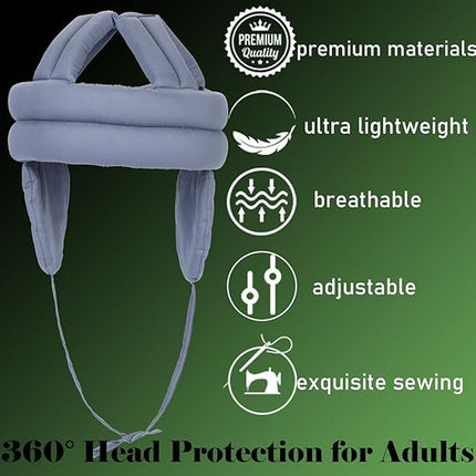 Protective Hat for Elderly - 1 Piece - Army Green - Thickened - Soft