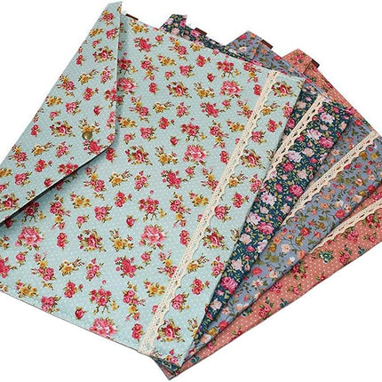 Colored Flower Envelopes 32.5cm x 23.5cm Pack of 4