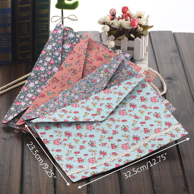 Colored Flower Envelopes 32.5cm x 23.5cm Pack of 4