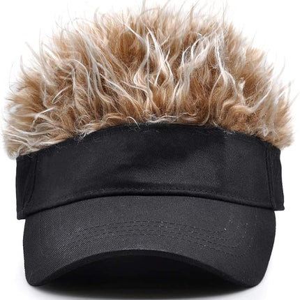 Funny Wig Beanie Winter Hat Adjustable for Party & Carnival Unique Gift