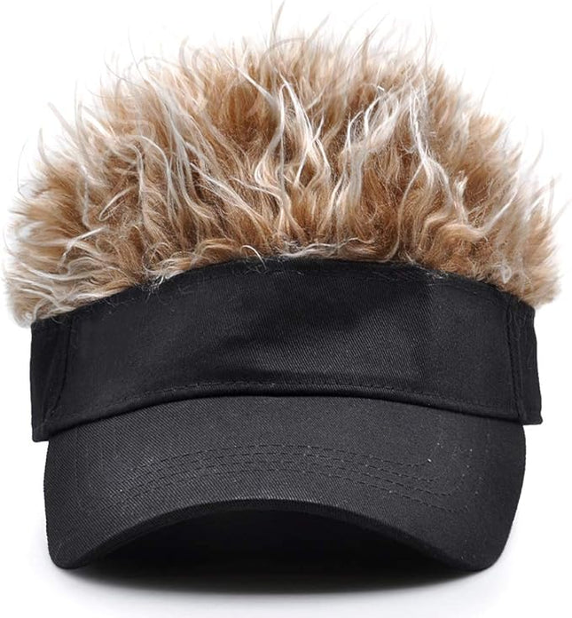 Funny Wig Beanie Winter Hat Adjustable for Party & Carnival Unique Gift