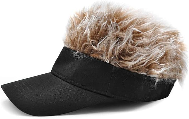 Funny Wig Beanie Winter Hat Adjustable for Party & Carnival Unique Gift