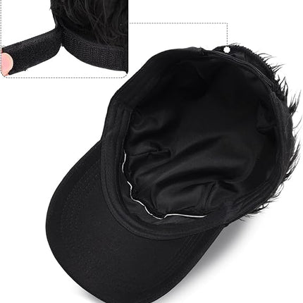 Funny Wig Beanie Winter Hat Adjustable Party & Carnival Accessory Unique Gift Idea