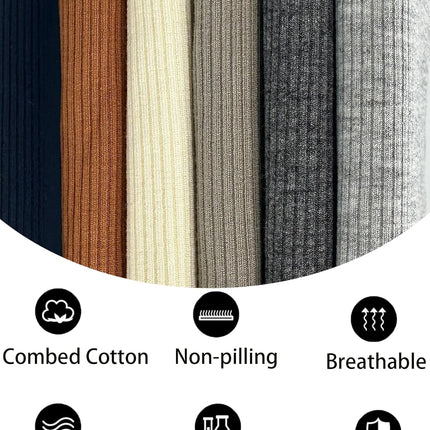 Slouchy Beanie Hats for Women & Men -Ultra-Soft Cotton Knit Cuffed Skull Cap Fashion Style Hipster Lightweight Daily Hat