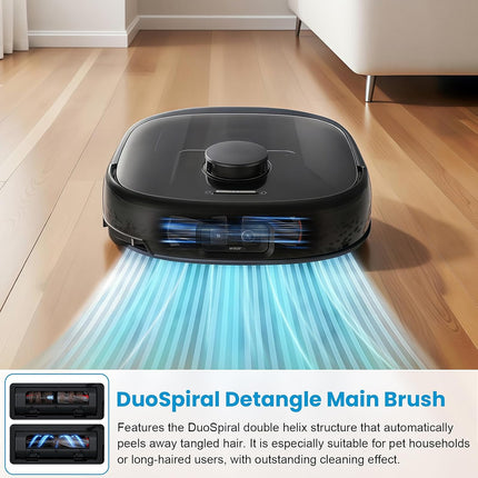 Accessories Kit Compatible with eufy E28 Omni / E25 Omni Robot Vacuum, Replacement Parts Include 1 Set (2) Main Brushes, 6 Dust Bags, 2 Roller Mops, 6 Side Brushes, 1 Cleaning Tool