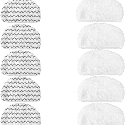 10PK  Replacement Pads Compatible with Bissell Powerfresh Steam Mop 1940 1440 1806 1544 2075 2685 Series 19401 19404 19409 1940A 1940F 1940N 1940T 1940Q 1940W B0006 15441 15443 2181 2814
